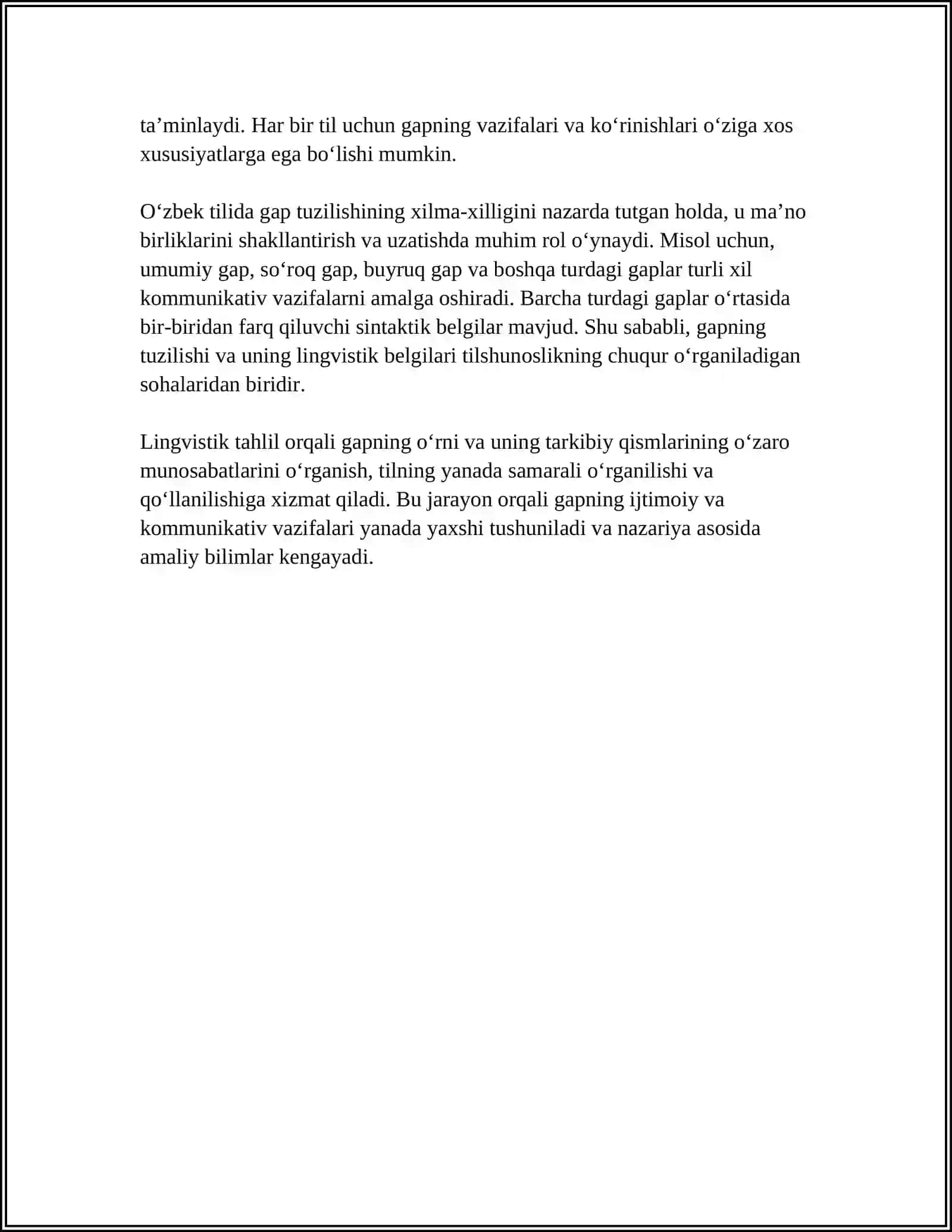 GAP TUSHUNCHASI VA UNING SINTAKTIK BELGILARI 4