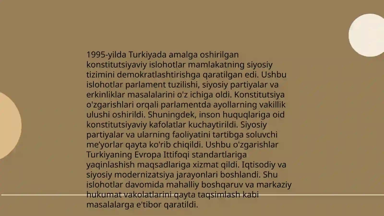 Turkiya respublikasi Tarixi (1991-2017) 4