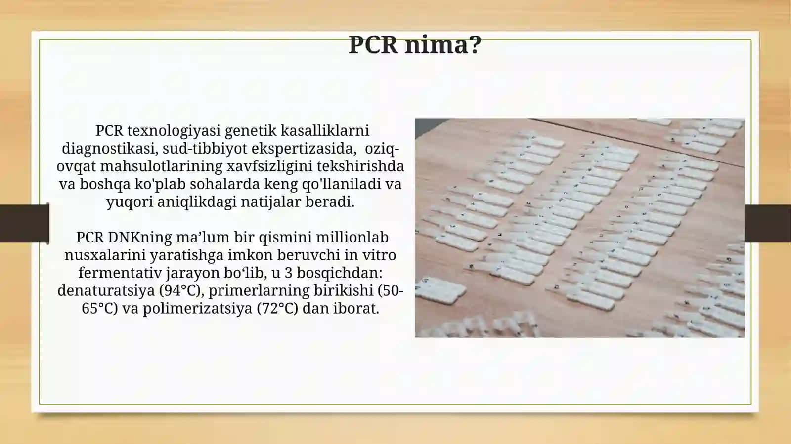 Polimerazali zanjirli reaksiya – PZR 4
