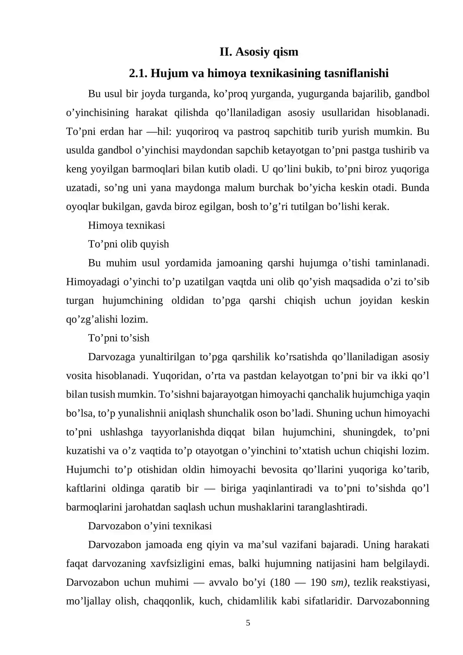 GANDBOLCHILARNI TAYYORLASHDA PEDAGOGIK NAZORAT OLIB BORISH 4