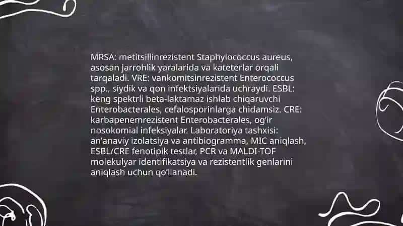Kasalxona ichida tarqaluvchi yatrogen yuqumli kasalliklar qozgatuvchilari va ularni labaratoriya tashxisi 4