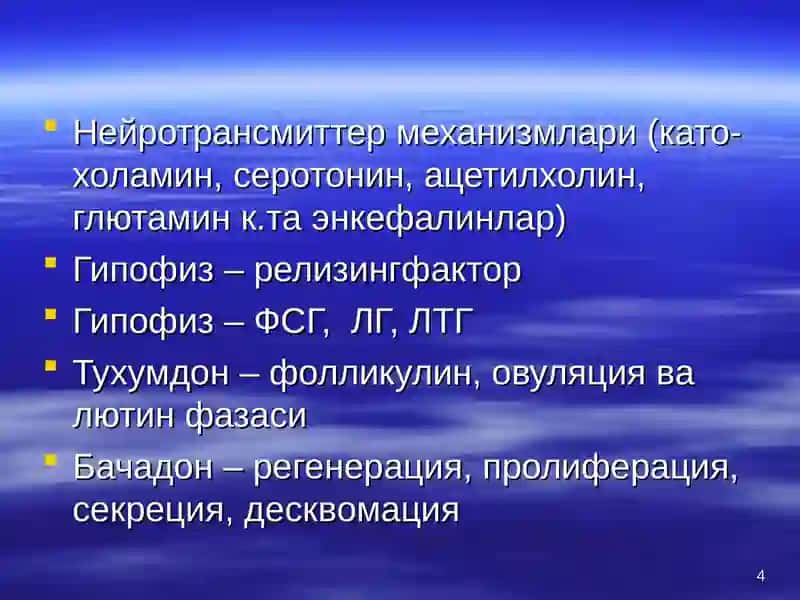 Хайз цикли ва уни бошкарилиши 4