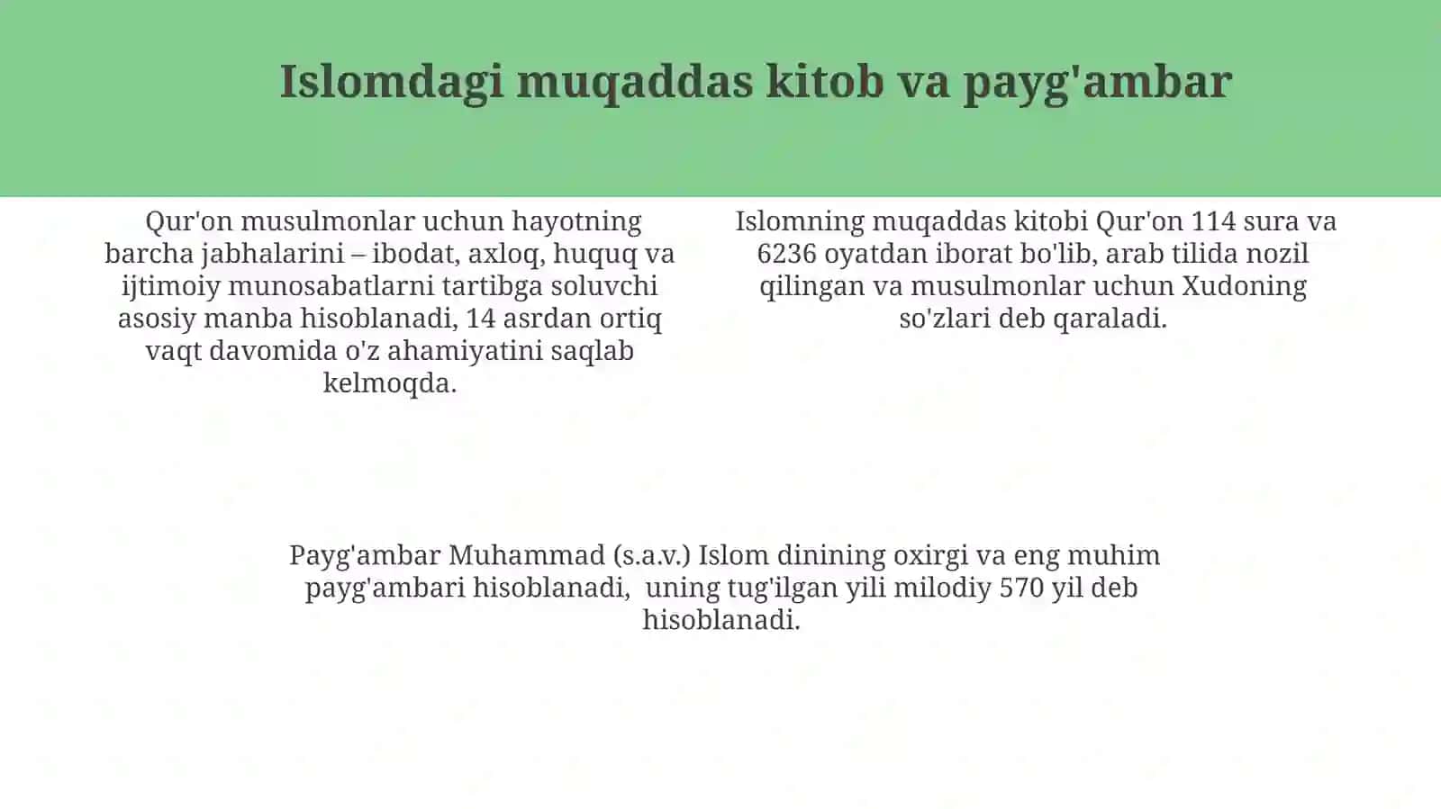 Islom Dinining Asosiy Tamoyillari 4