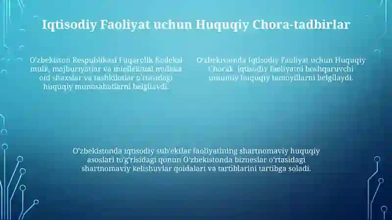 O'zbekiston Respublikasi Fuqarolik Kodeksi 4