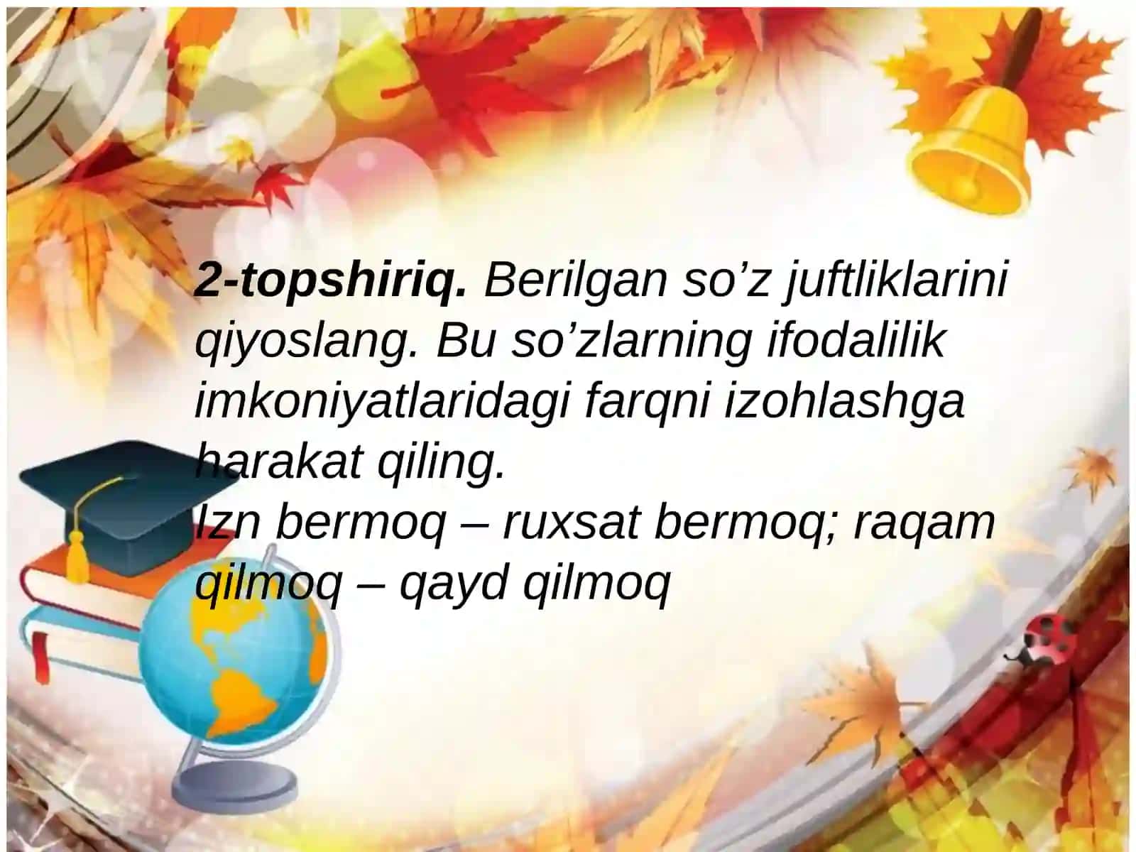 11-sinf ona tili 24.Nutqning ifodaliligi 4