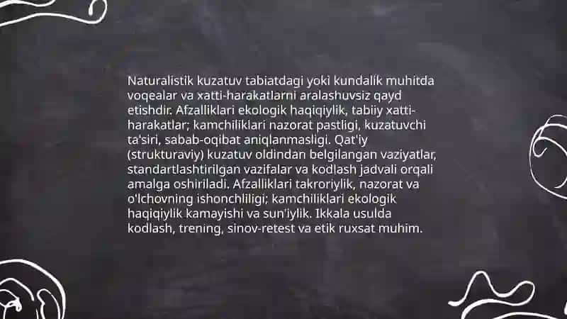 Hozirgi zamon psixologiyasining tadqiqot metodlari 4