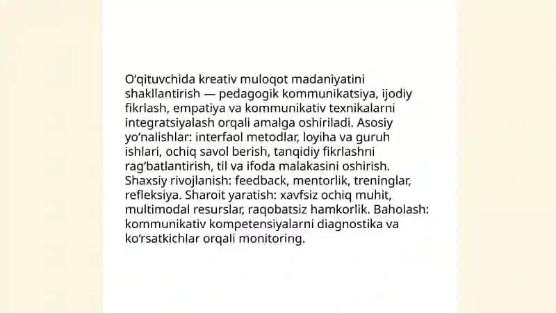 Kreativ muloqot tizimi 4