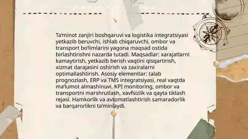 Logistika boshqarish 4