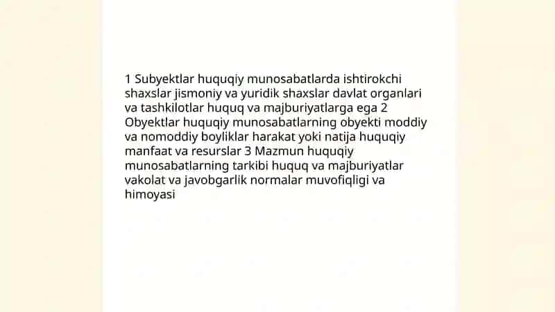 Huquqiy munosabat shakllari 4