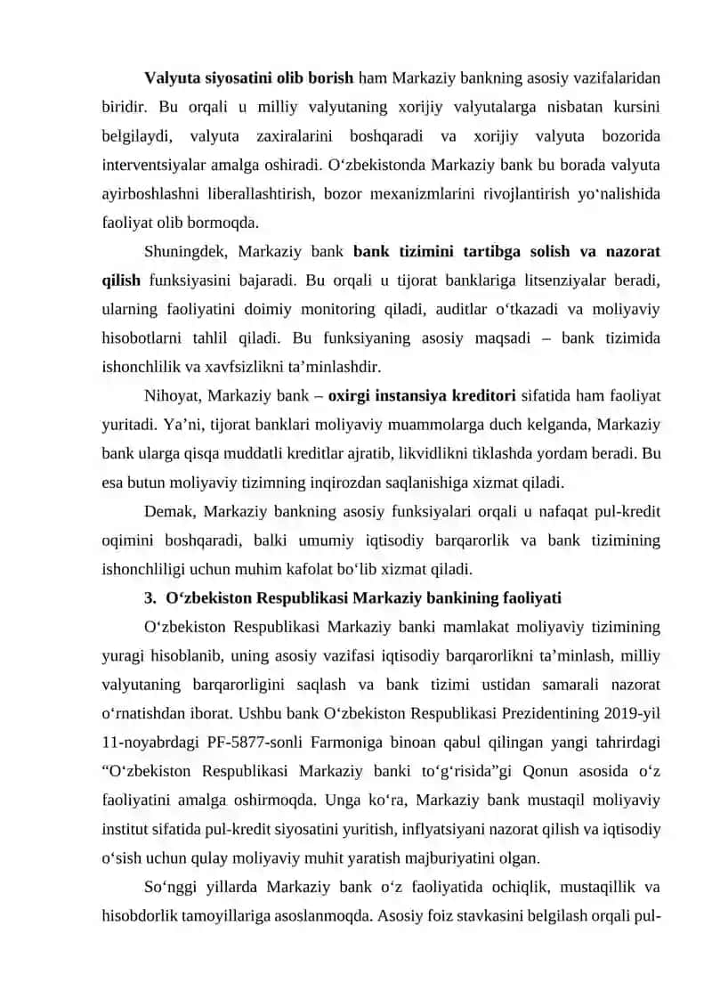 Markaziy bank va uning funksiyalari 4