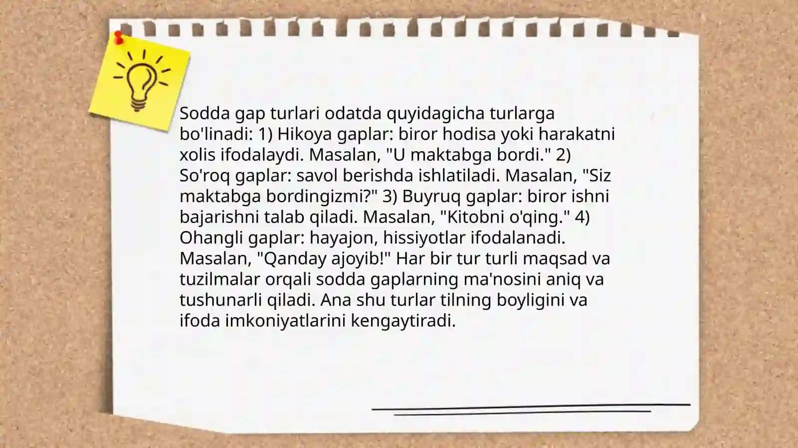Sodda va qo'shma gaplar mavzusi 4