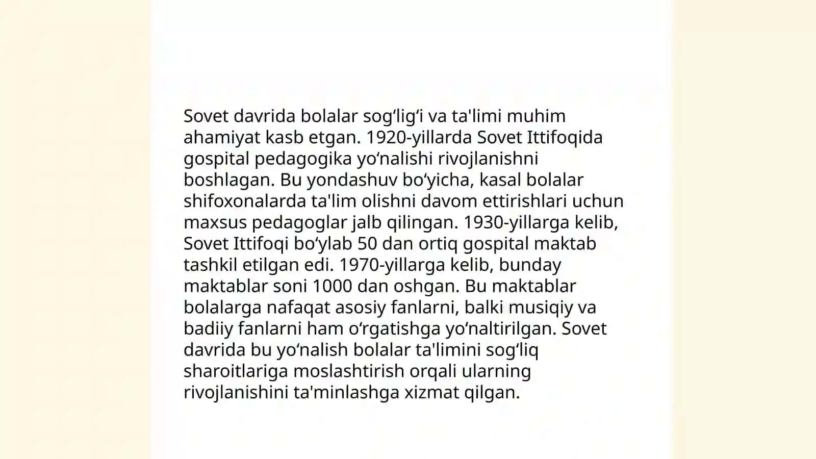 Gospital pedagogiga fanining rivojlanish tarixi 4