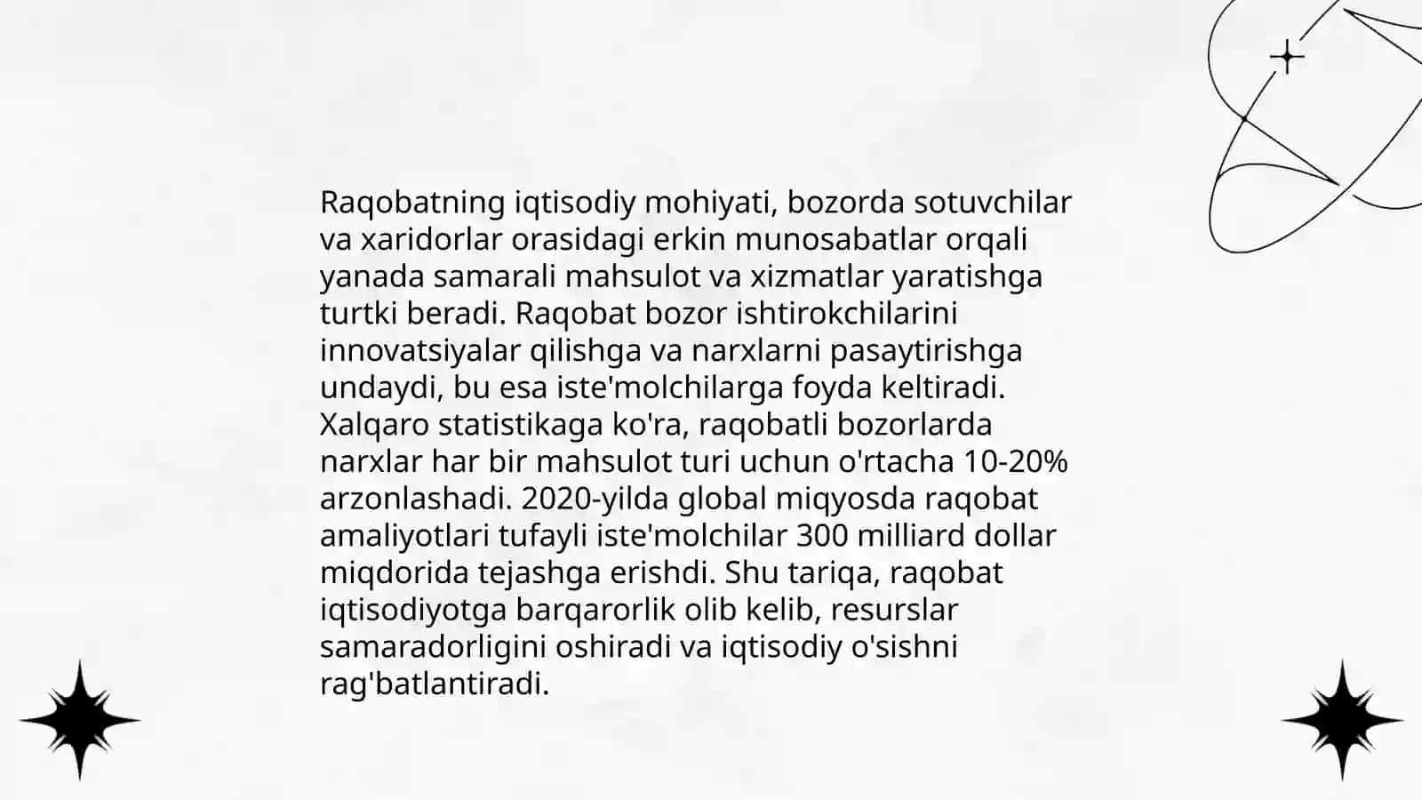 Raqobatning mohiyati, shakllari va usullari 4
