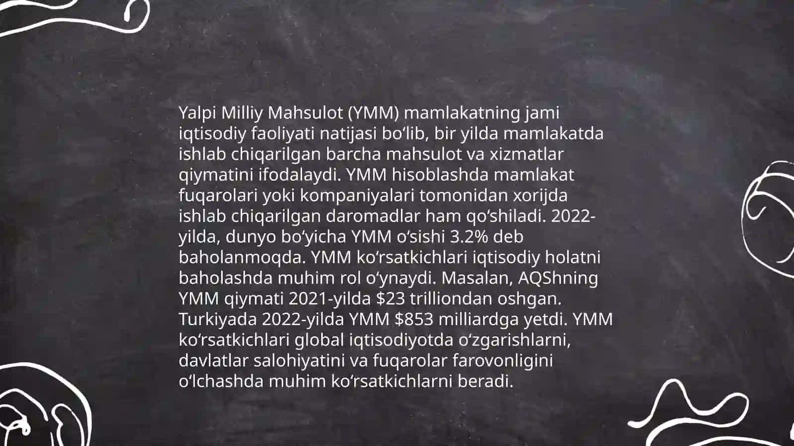 Yalpi Ichki Mahsulot (YIM) 4