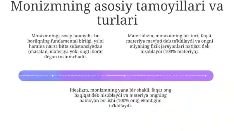 Dualizm va Monizm: Asosiy Tamoyillar va Argumentlar 4
