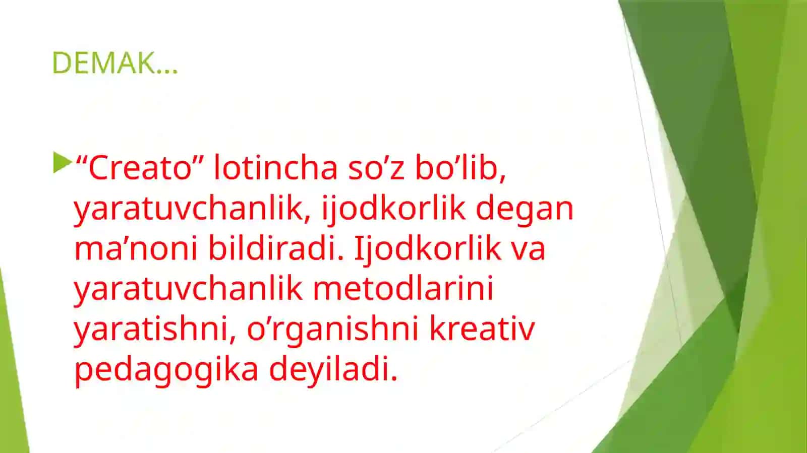 Pedagogik kreativlik 4