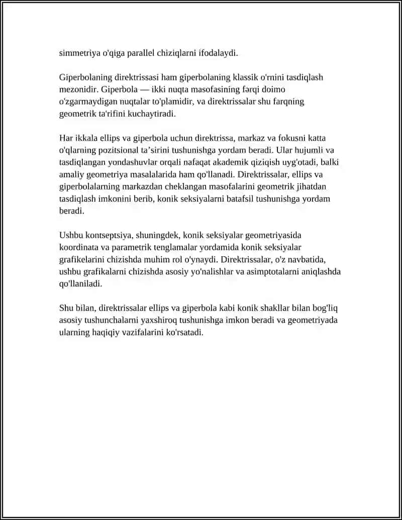 ELLIPS VA GIPERBOLANING DIREKTRISSALARI 4