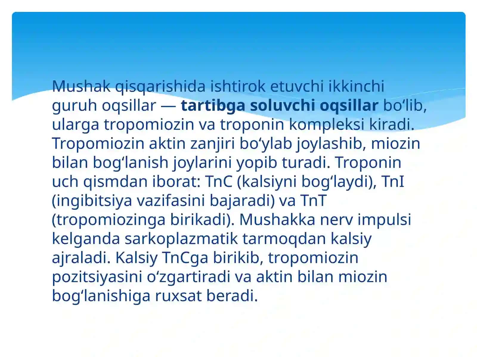 Mushak qisqartirish apparati oqsillari 4