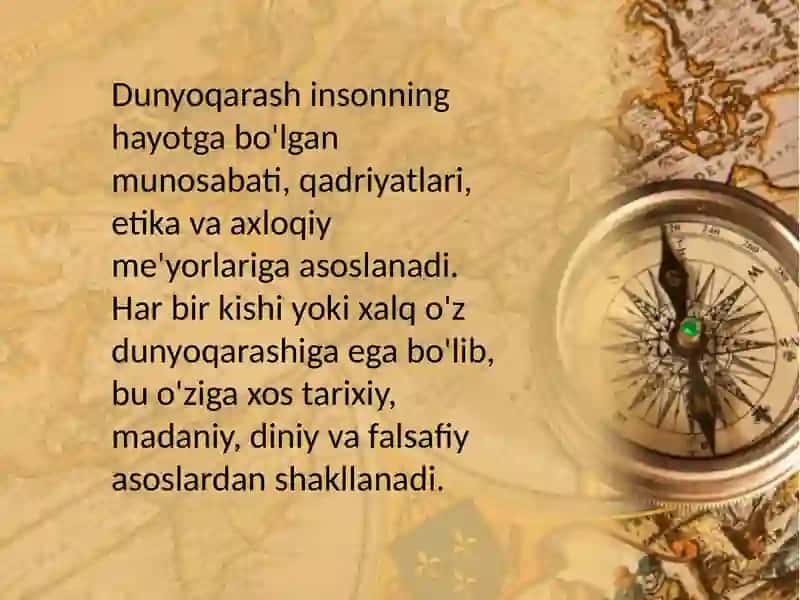 Dunyoqarash va ta'lim 4