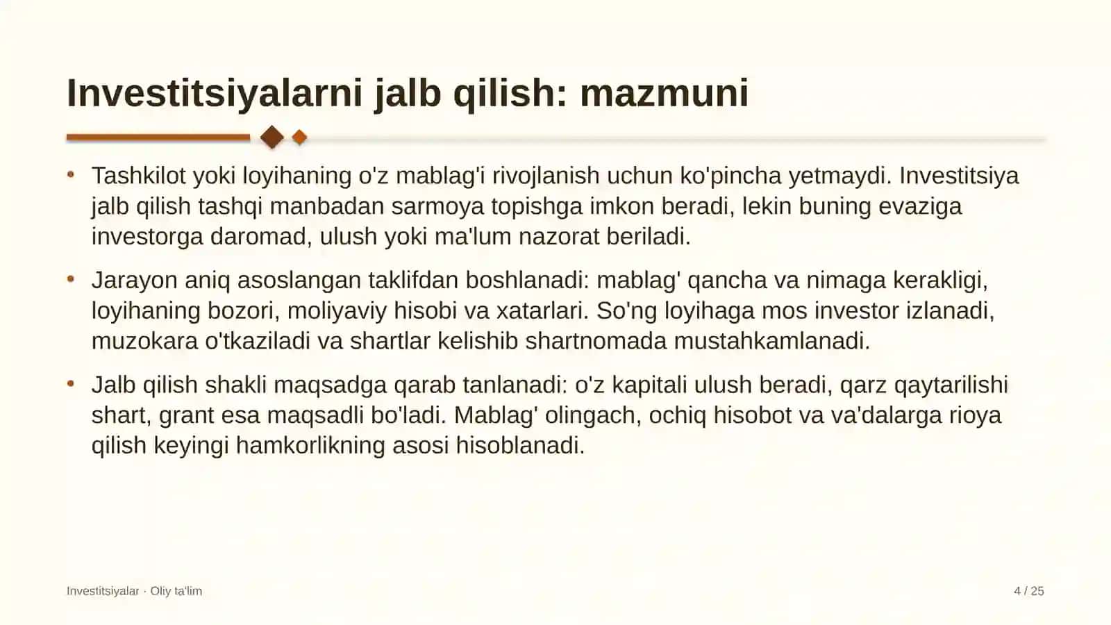 Dorixonalarda investitsiyalarni jalb qilish 4