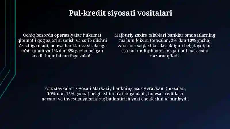 Pul-kredit siyosati 4