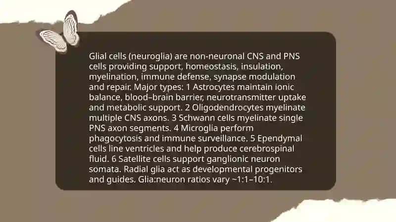 Plan: 1. Neuron structure and function 2. Glial cells and neuroglia 3. Central nervous system anatomy (brain and spinal cord) 4