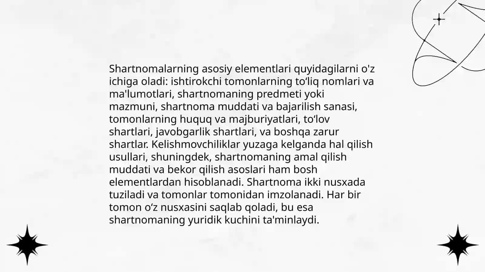 Shartnomalarga oid umumiy qoidalar 4