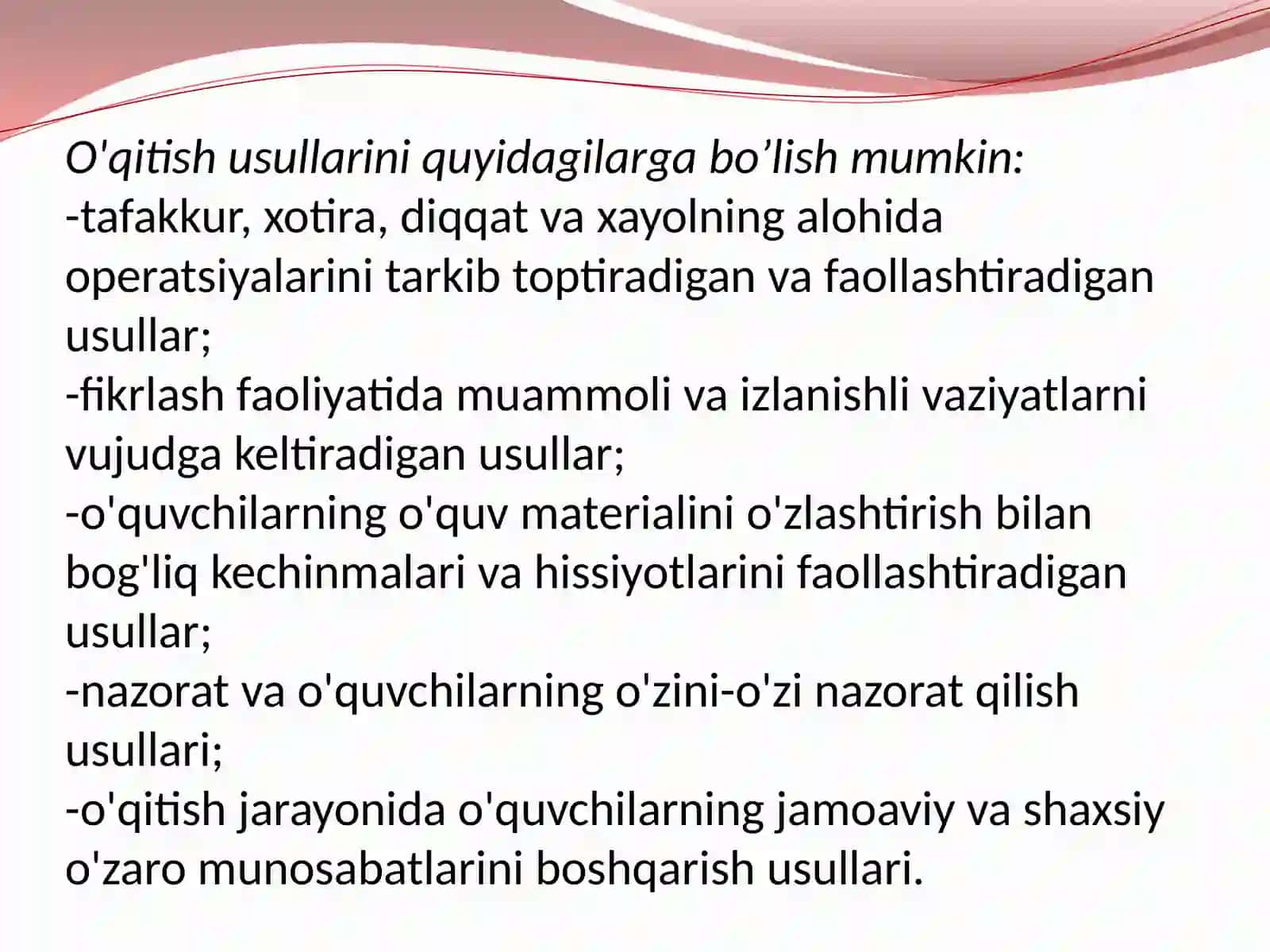 Adabiyot o'qitish metodikasi 4