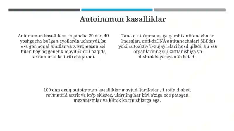 Organizmdagi immun javob buzilishlari 4