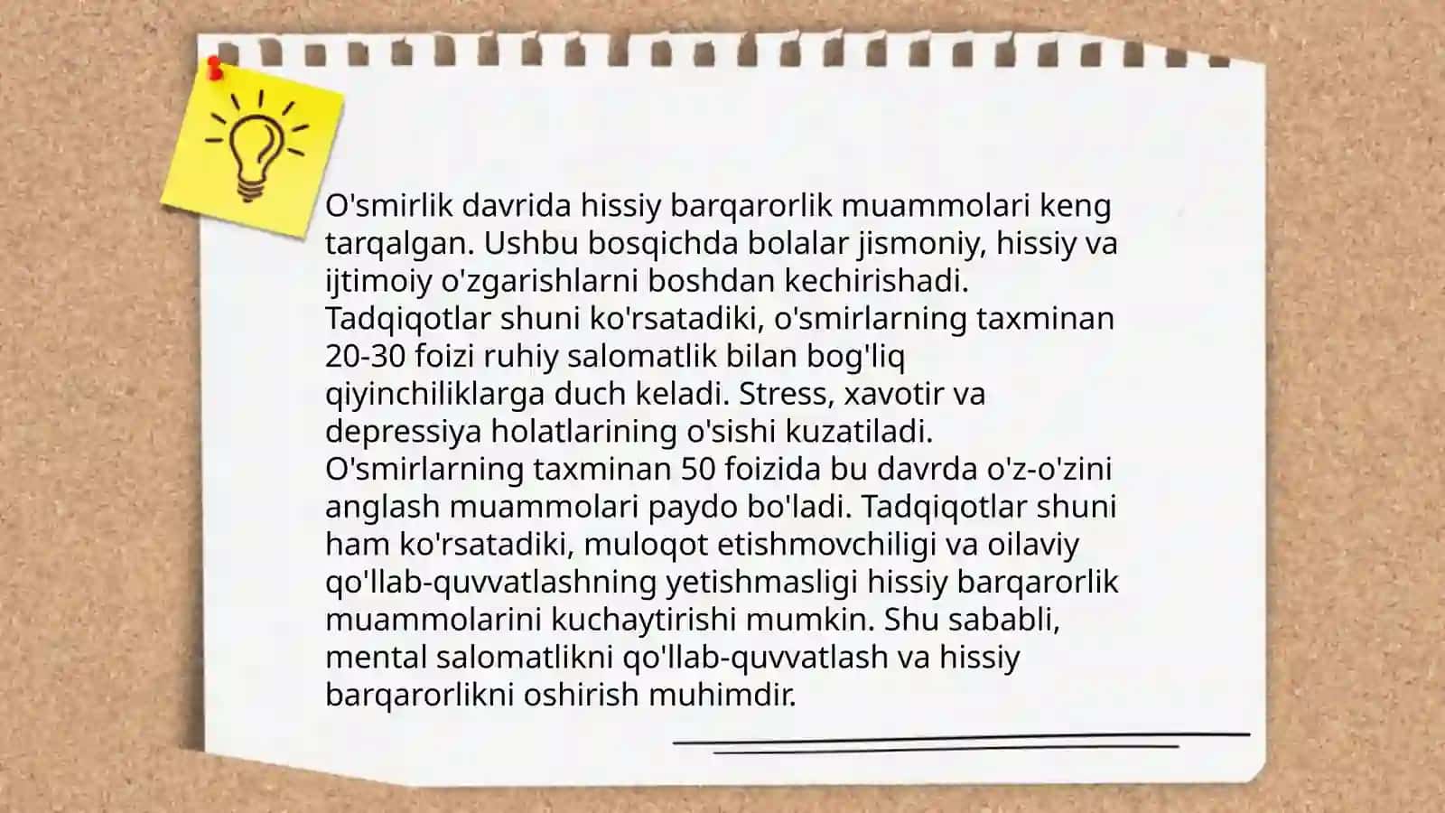 O'smirlik davrida psixik rivojlanish xususiyatlari 4
