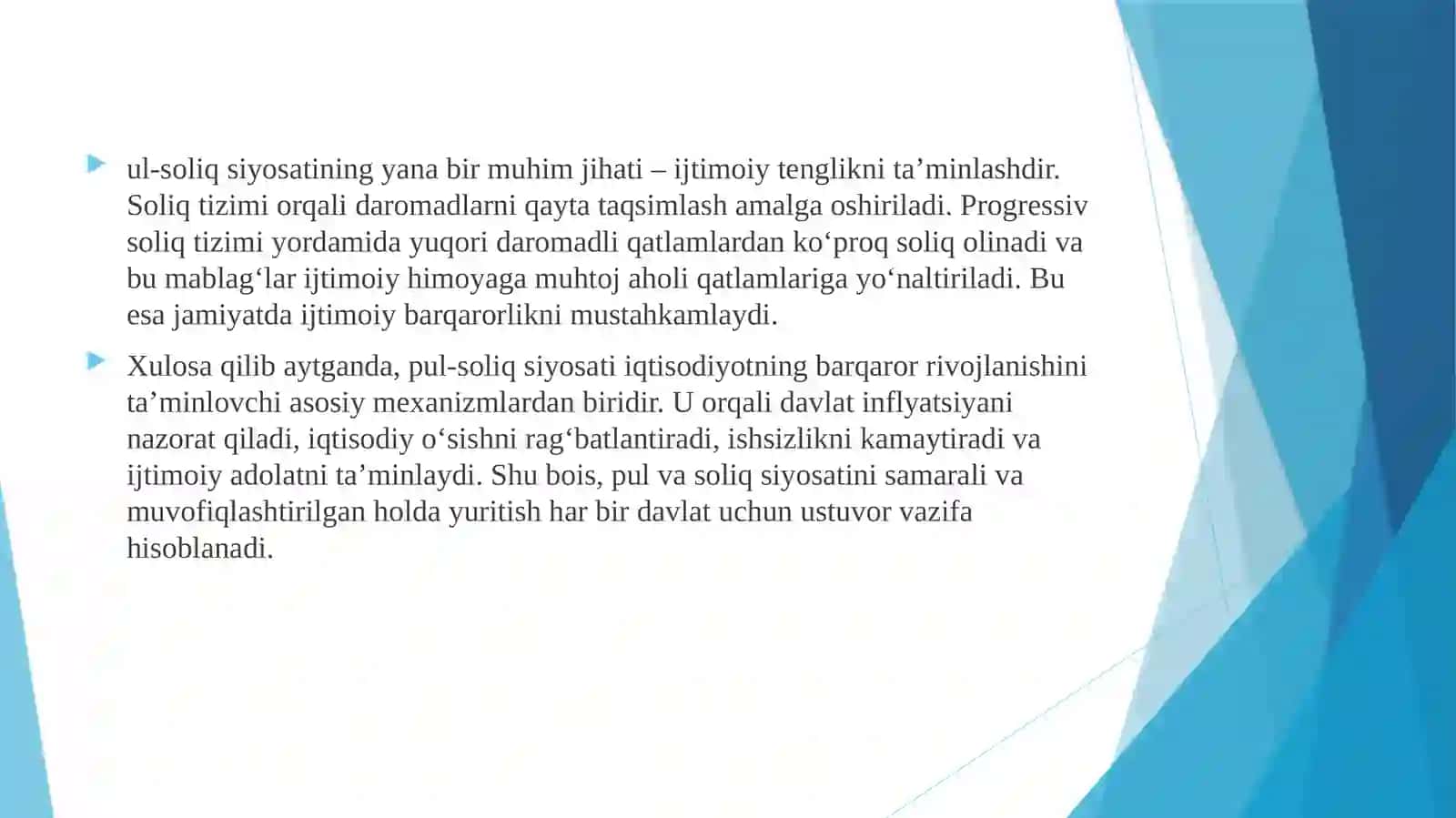 Pul-soliq siyosati 4