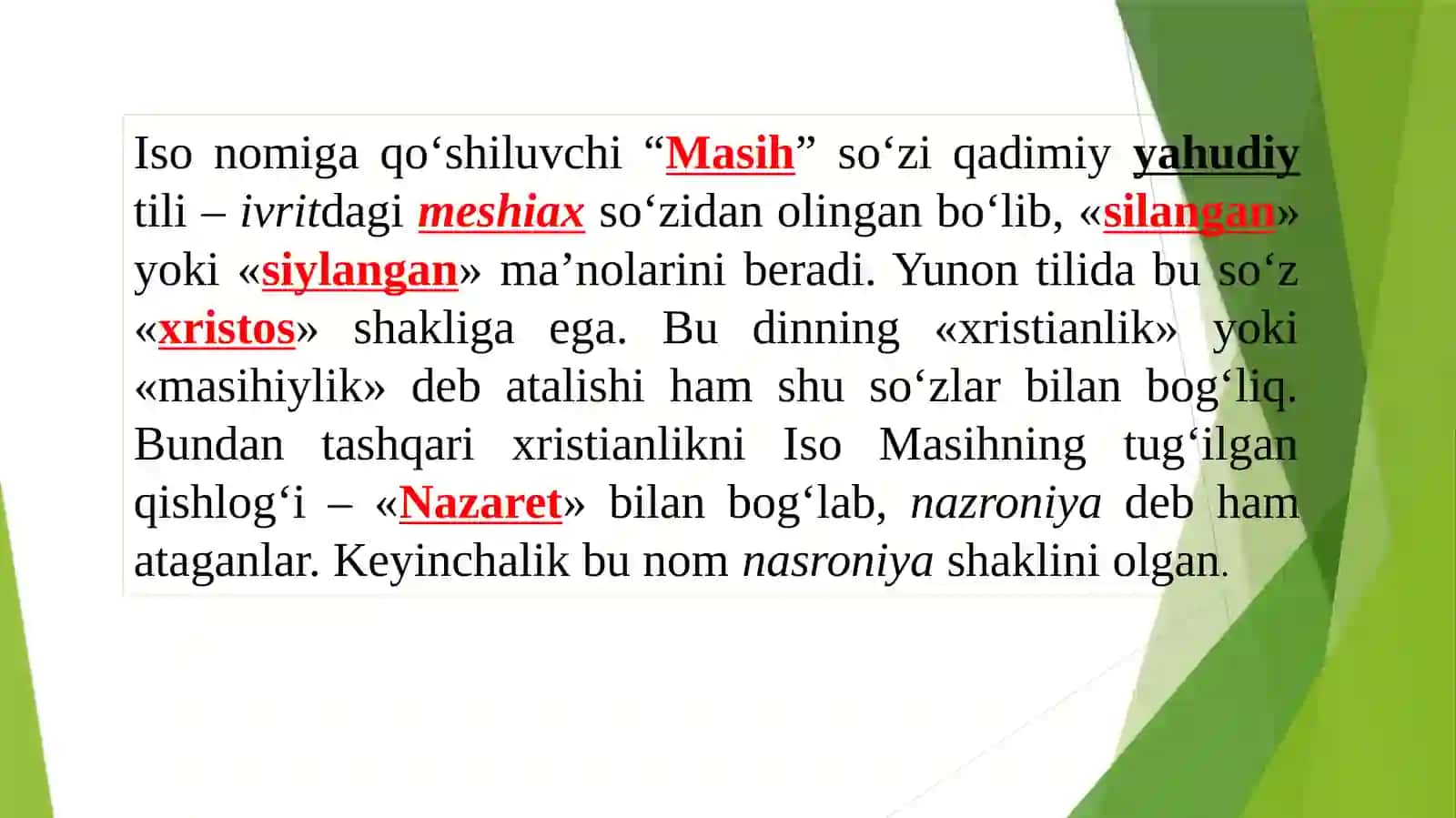 Xristianlik din tarixi va asosiy g‘oyalari 4