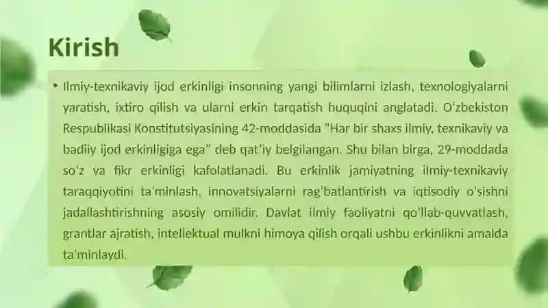 Ilmiy-texnikaviy joderkinligi 4