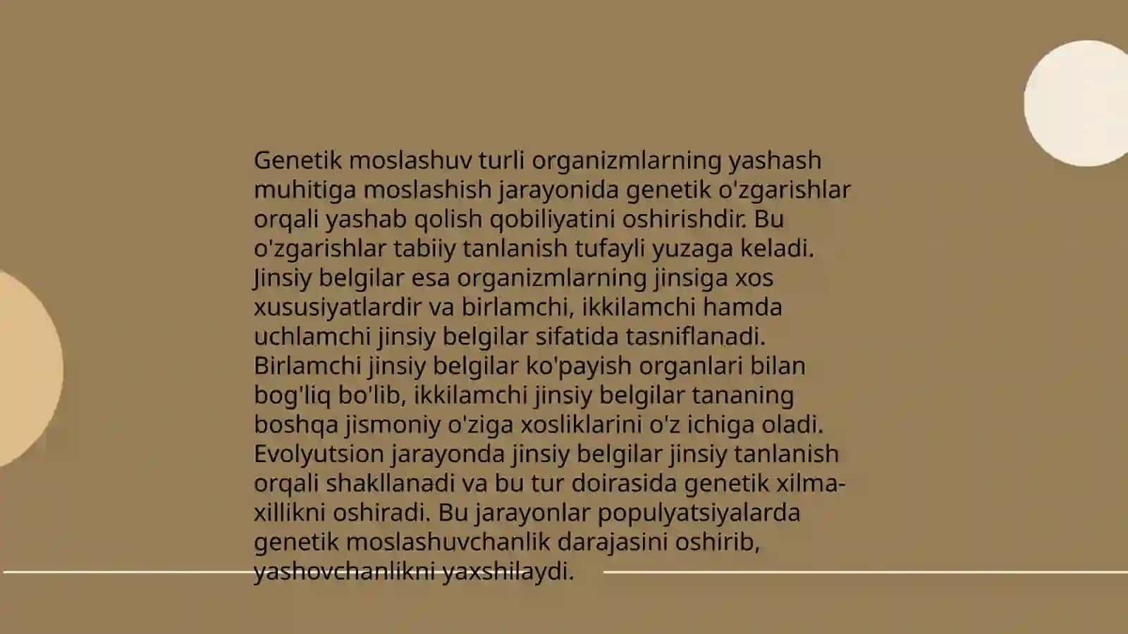 Jinsiy tanlanish va irsiyat 4