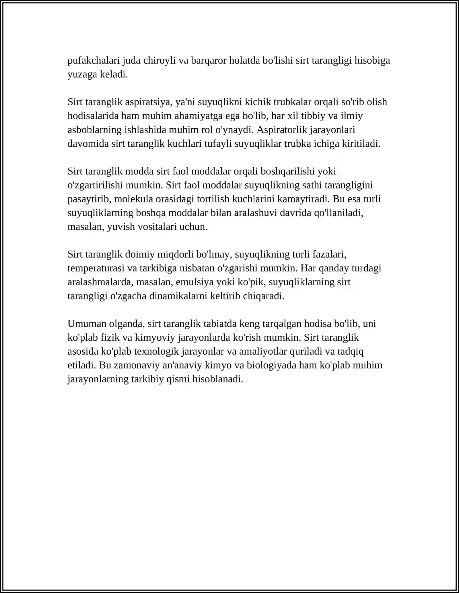 SUYUQLIKLARDAGI SIRT TARANGLIK HODISASI 4
