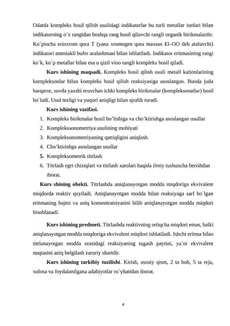 Kompleks hosil qilishga asoslangan titrlash usullari 4
