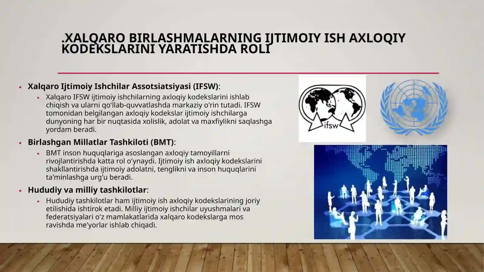 Ijtimoiy ish axloqiy kodekslari 4