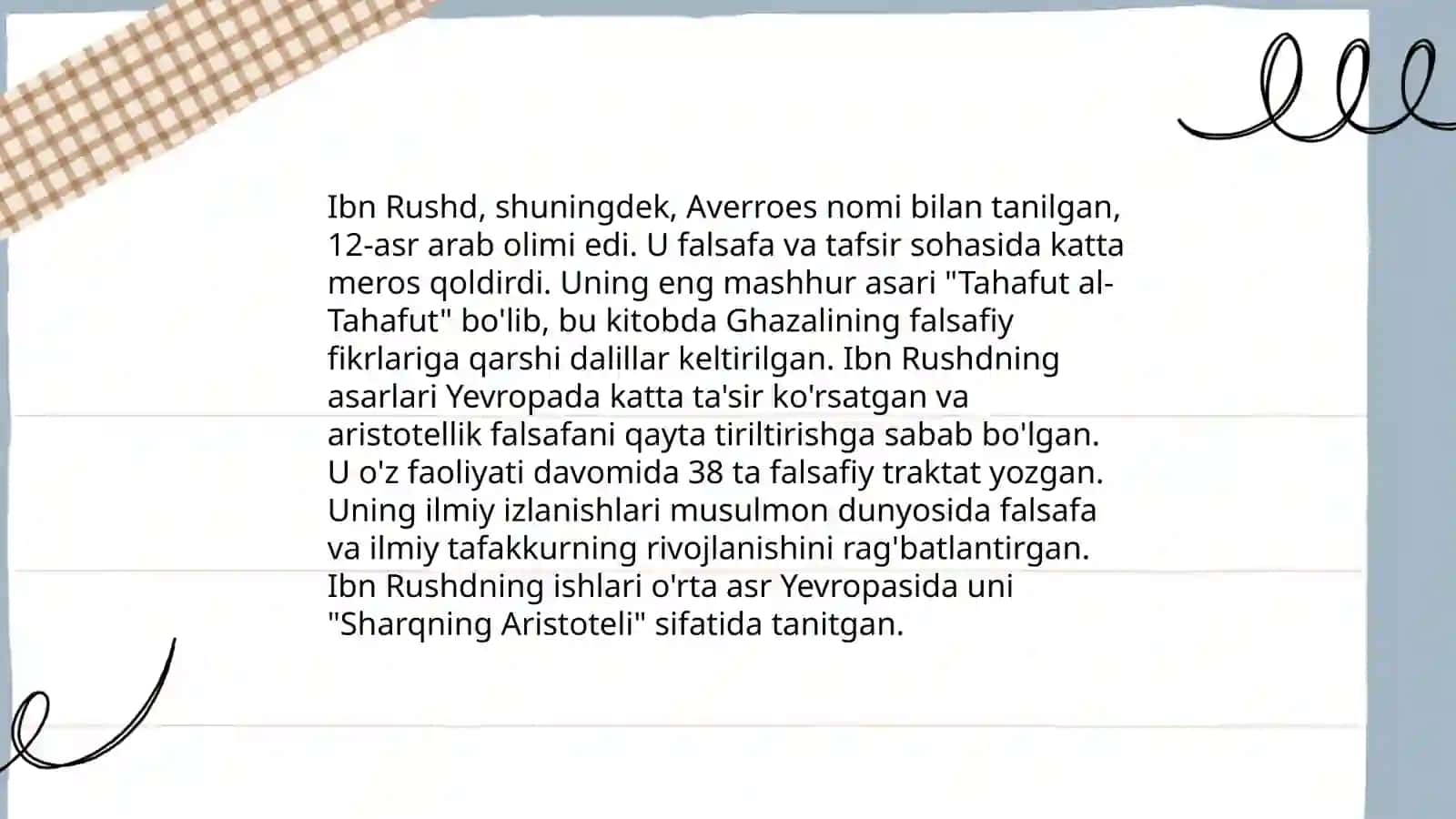 Ibn-Rushd va Sharq falsafasi 4