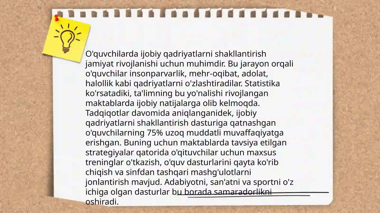 Sinf rahbarining tarbiyaviy ishi 4
