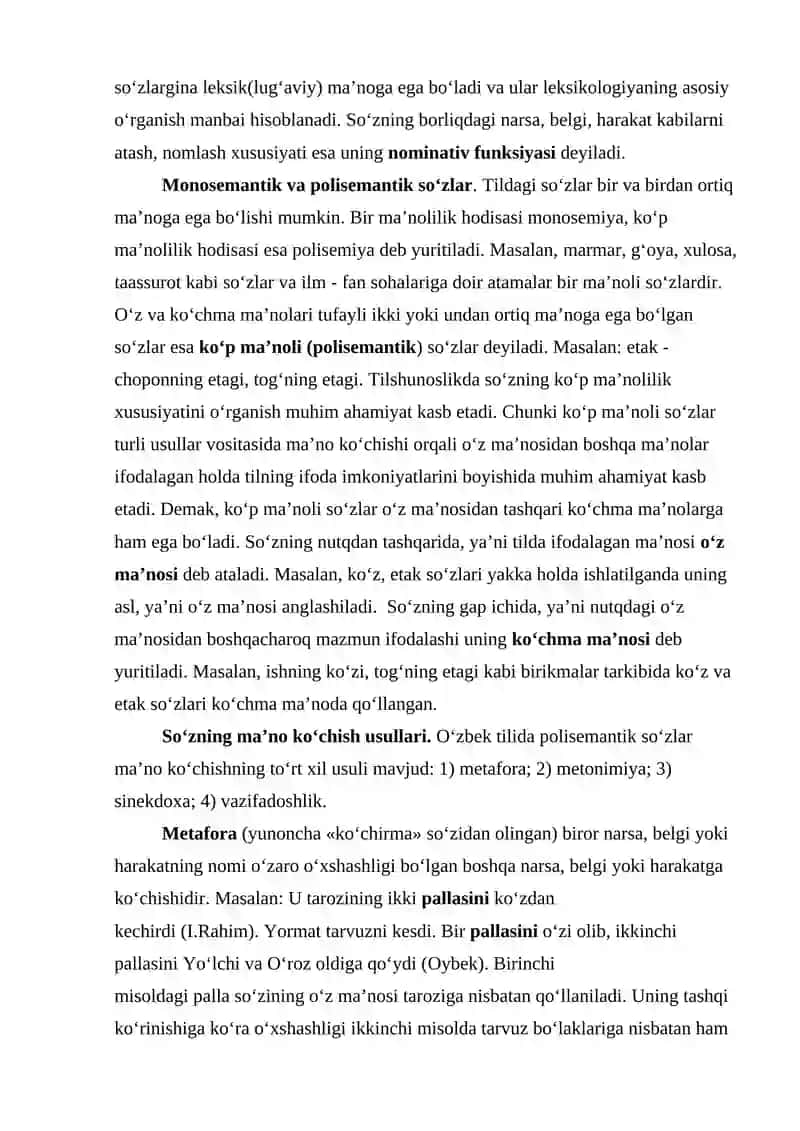Monosemiya va polisemiya 4