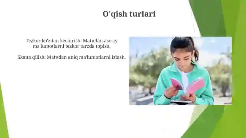 O'qish malakalari 4