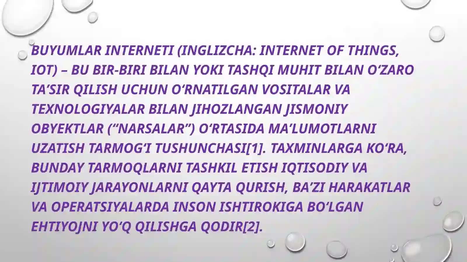 Blokcheyn, buyumlar interneti, sun’iy intellekt, katta ma’lumotlar iqtisodiy tarmoqlarda qo’llanishi 4