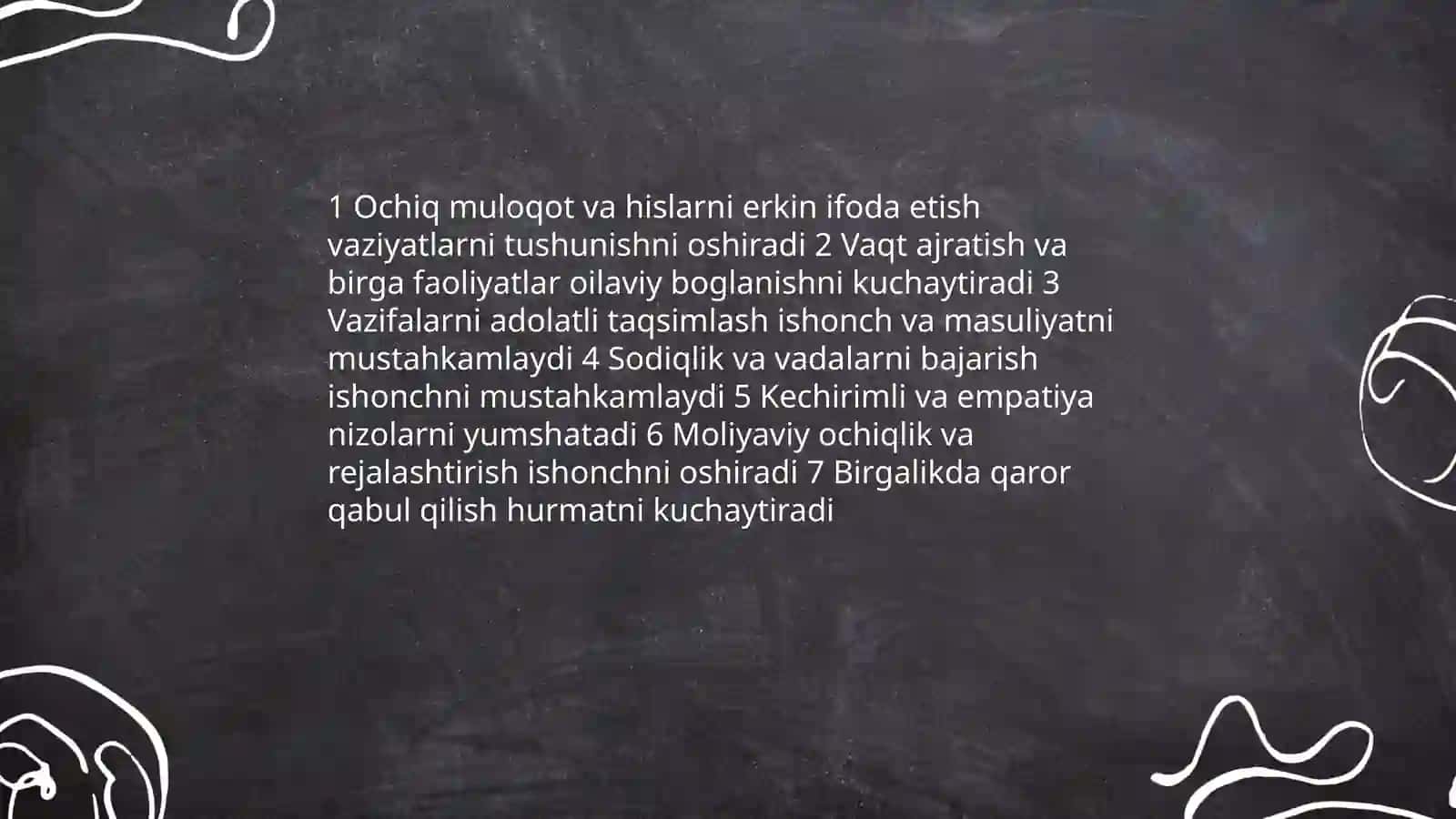 Oilani mustahkamlash omillari 4