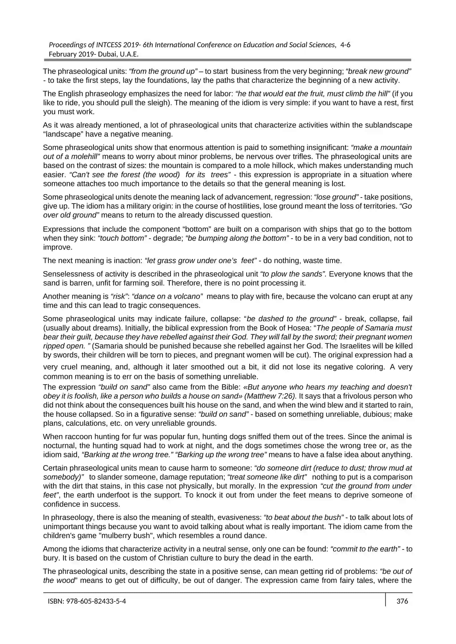 LINGUISTIC AND CULTURE CODE NATURE IN THE ENGLISH AND RUSSIAN PHRASEOLOGY 4