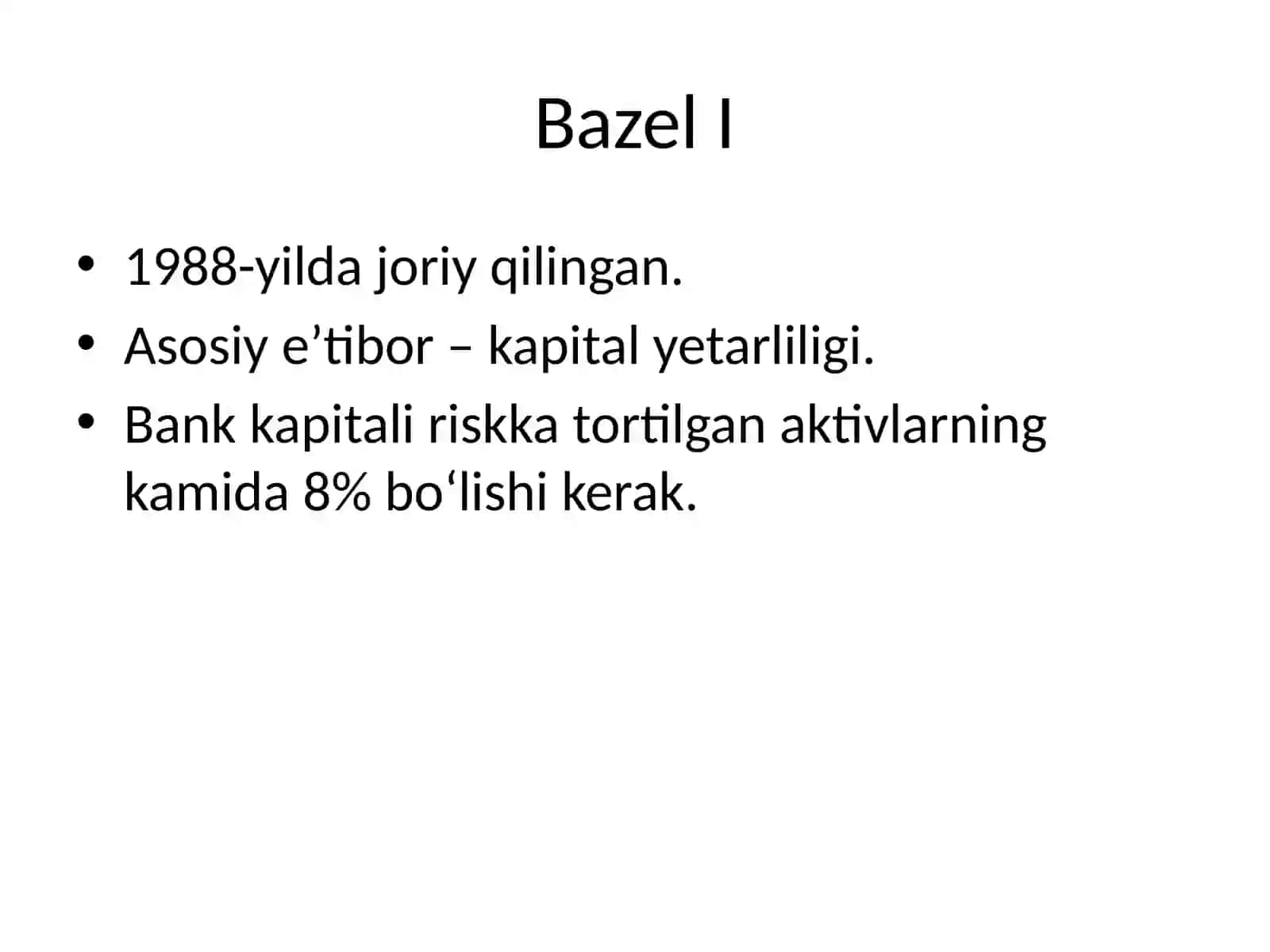 Basel kelishuvi va o'zbekistonga kirib kelishi 4