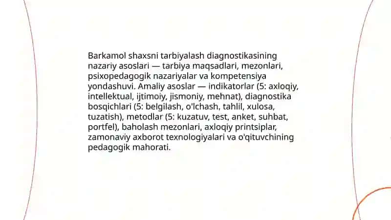 Tarbiya texnalogiyalari va pedagogik mahorat 4