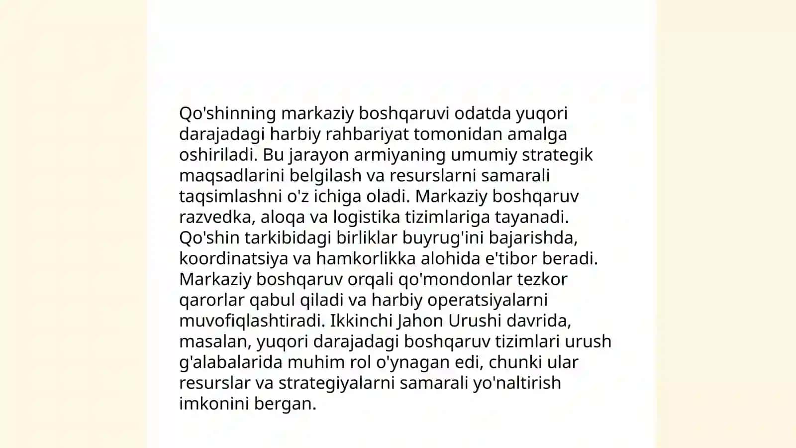 Qo'shinning tuzilishi 4
