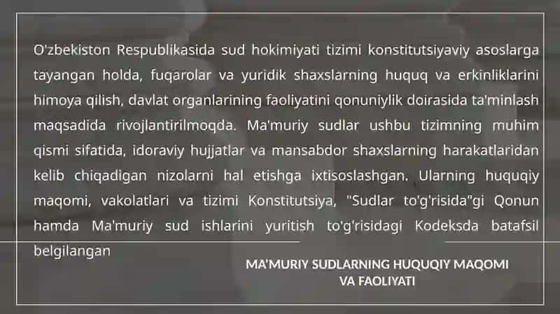 MA’MURIY SUDLAR 4