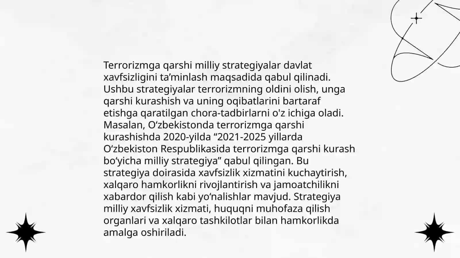 Terrorizm va aholi muhofazasi 4