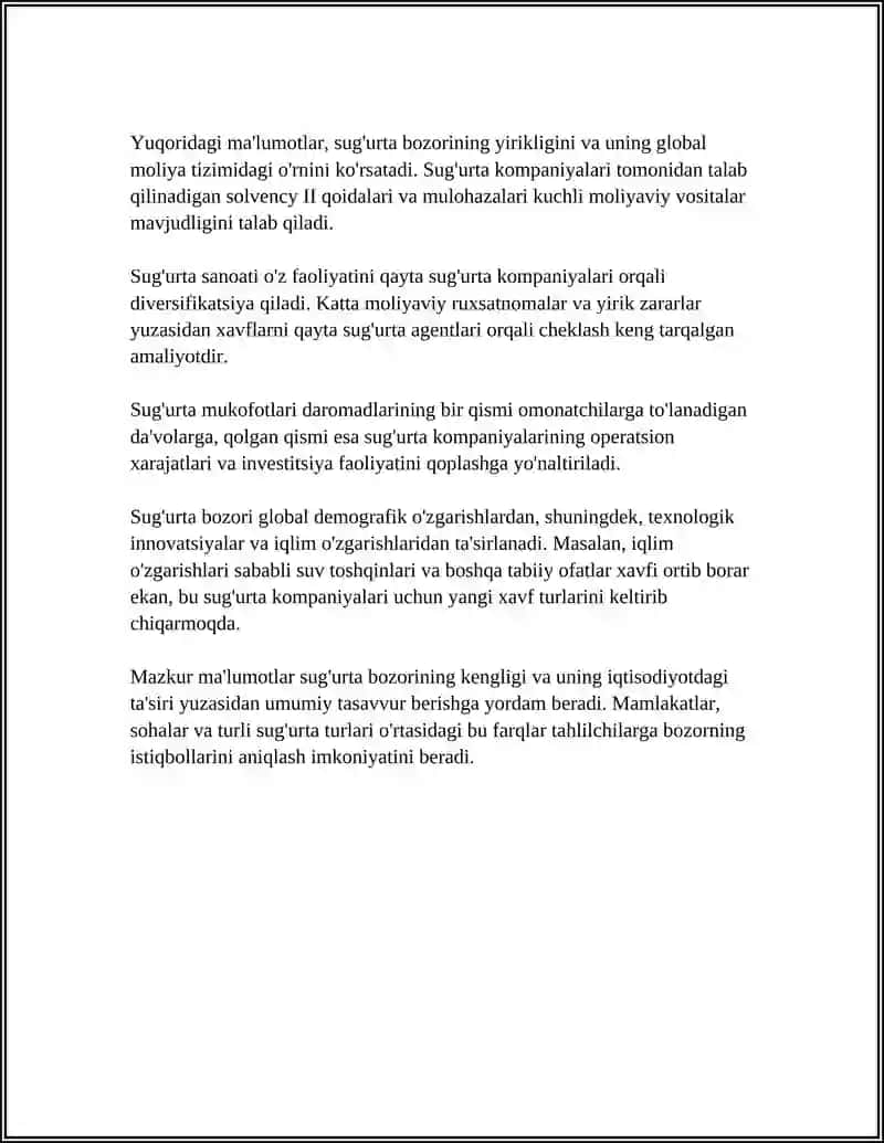 SUG'URTA VA SUG'URTA BOZORI STATISTIKASI 4